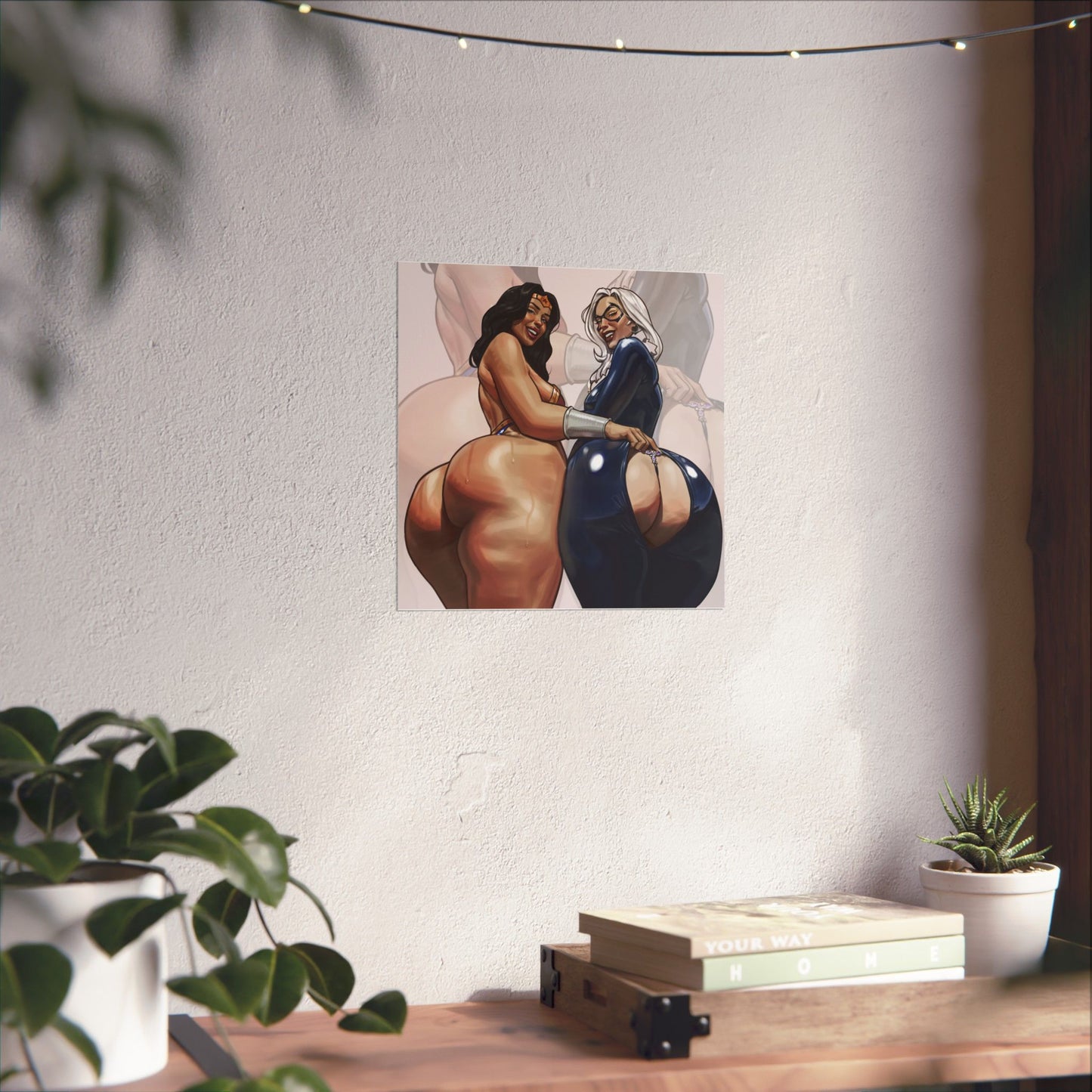 Wonder Woman x Black Cat - Art Print